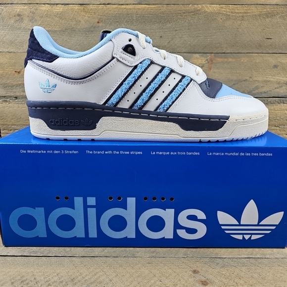 adidas Other - adidas Originals Men's Rivalry Low 86 Shoes White/Shadow Blue/Navy NIB